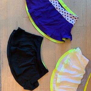 Lululemon Tennis Skirts size 2 (3 skirts)